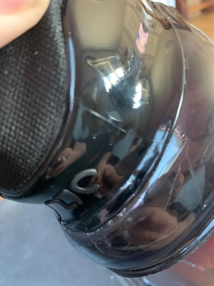 starke klebe naht an der verse