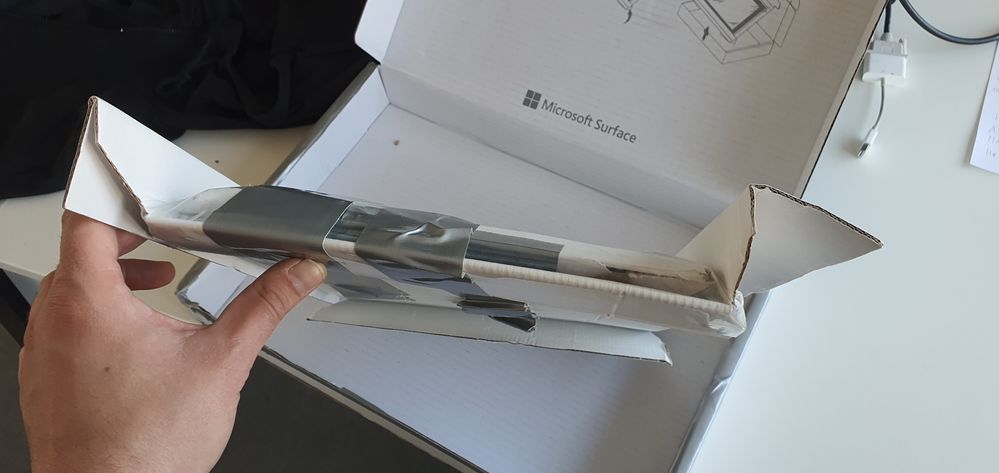 Seitenansicht der "Polsterung"