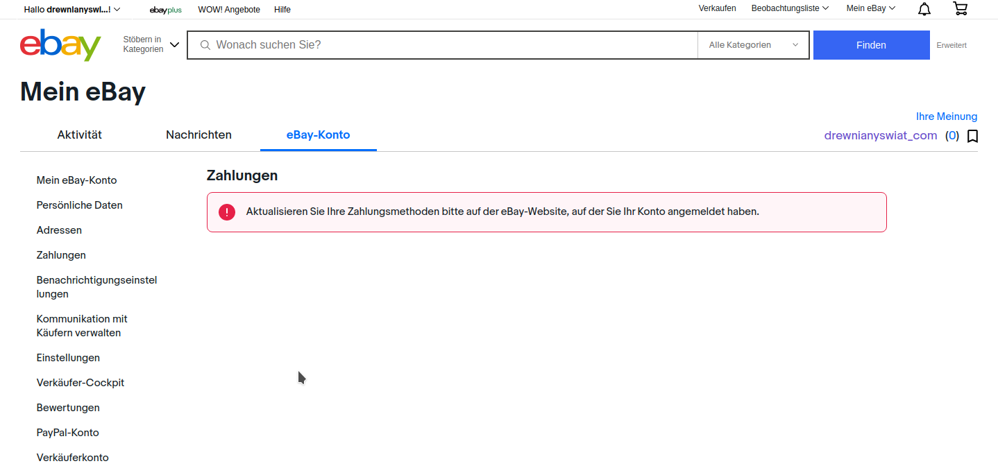 Zahlungen - eBay Deutschland Community