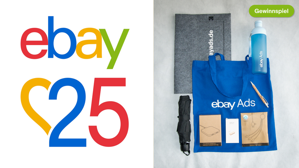 25 Jahre eBay Deutschland - Machen Sie ab heute bei der 2. Gewinnspielrunde mit!