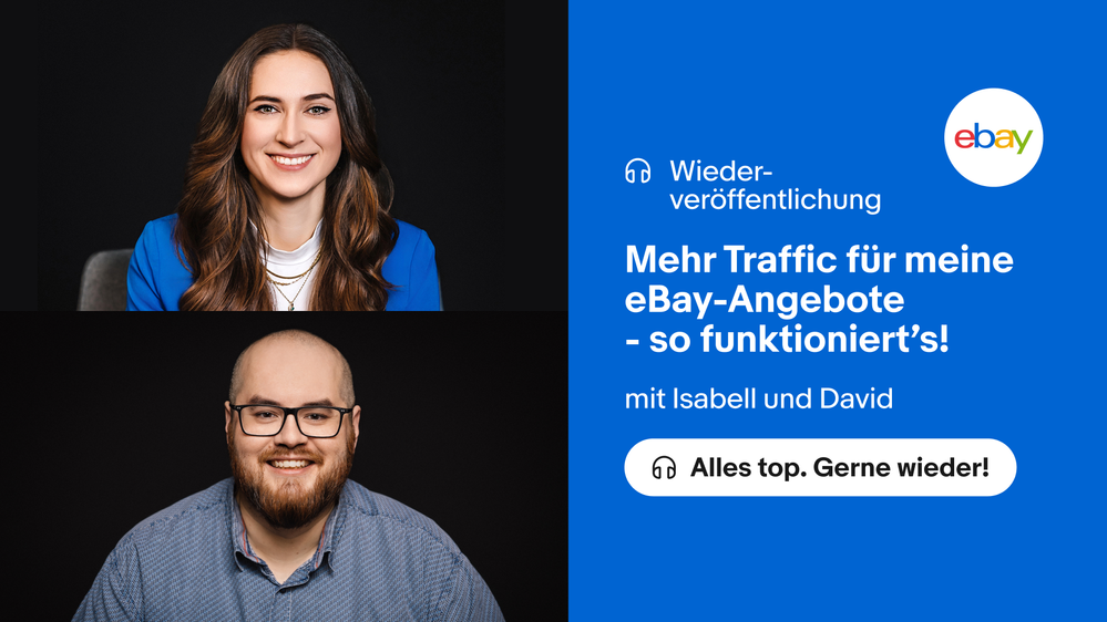 Podcastfolge relauncht: Wie bekomme ich mehr Traffic auf meine eBay-Angebote?