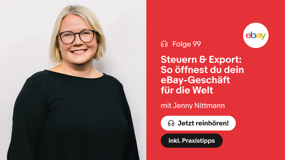 Neuer Podcast: Tipps zu Steuern und Versand beim internationalen Verkaufen auf dem eBay-Marktplatz