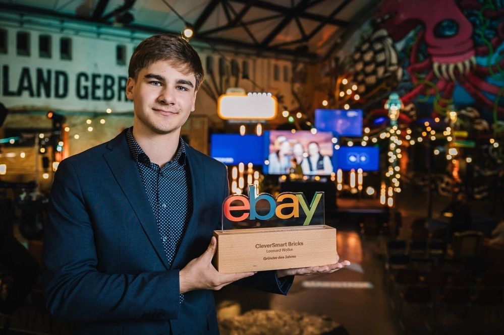 eBay-Gründer des Jahres 2025 Leonard Wolke von CleverSmart Bricks erzählt seine Geschichte