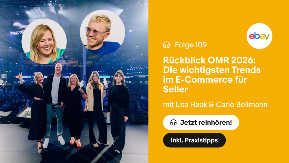 Neue Podcastfolge: Rückblick OMR 2026 – Die wichtigsten E-Commerce-Trends für Sie zusammengefasst