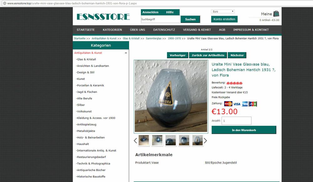 Angebot in Esnsstore